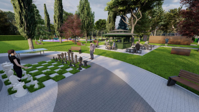Kaynarca Aziz Duran Parkı’nda Sosyal Yaşam Alanı Çalışmaları Son Aşamaya Geldi