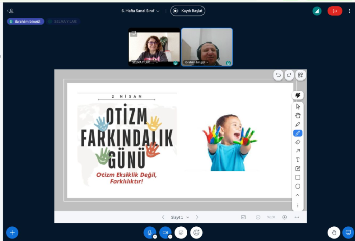 2 Nisan Otizm Farkındalık Günü'nde Öğrenciler İle Uzman Bir Araya Geldi