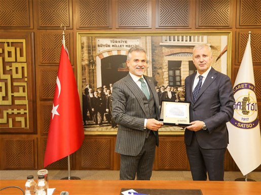 Yeniden Refah Partisi Genel Başkan Yardımcısı Suat Kılıç, SATSO’yu Ziyaret Ederek Ekonomik Gelişimi Değerlendirdi